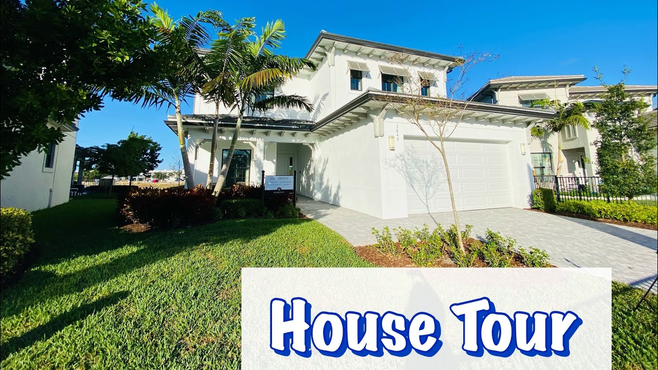 New Construction House Tour in West Palm Beach 🏖 walk the Tortuga & Grenada Model House SOLD OUT