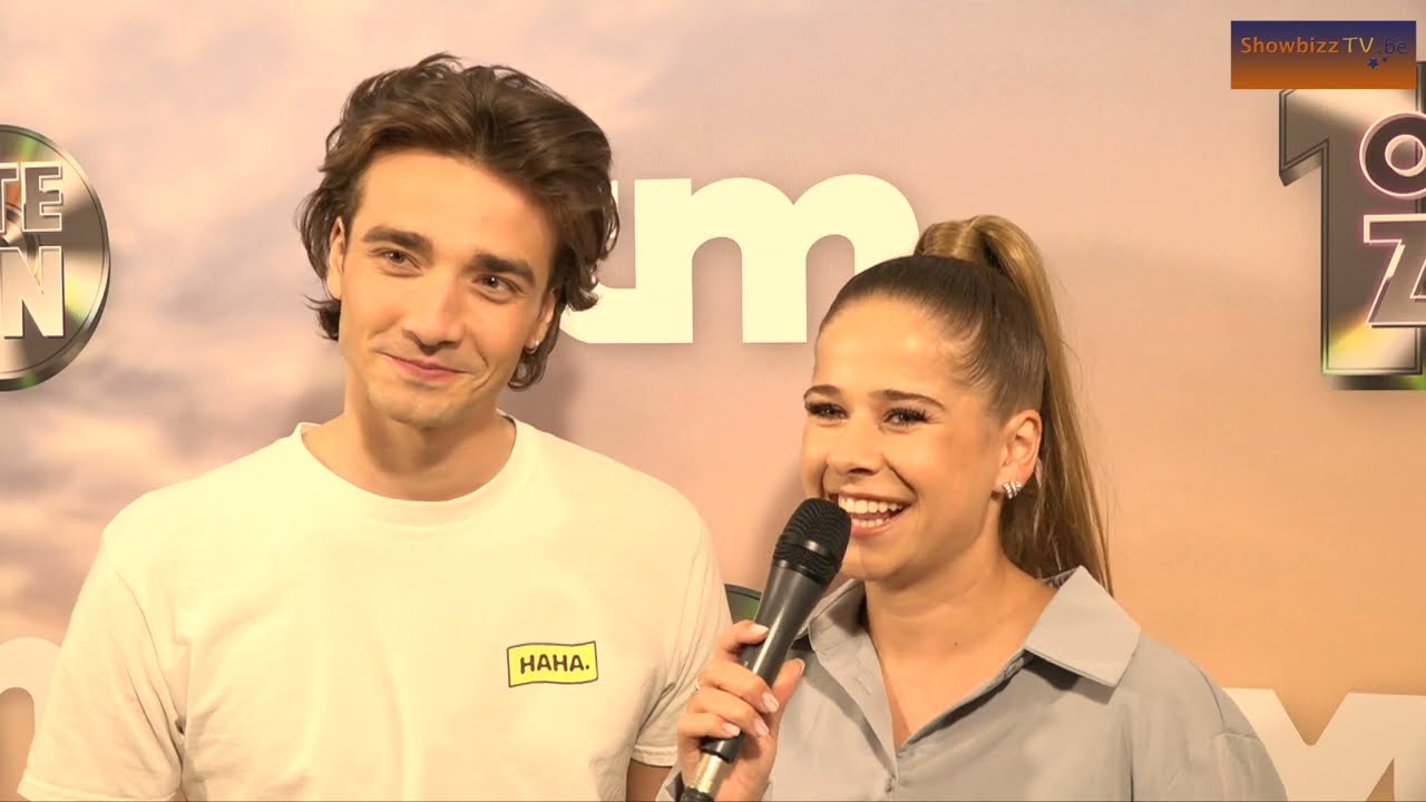 Laura Tesoro en Aaron Blommaert bij Tien Om Te Zien: 