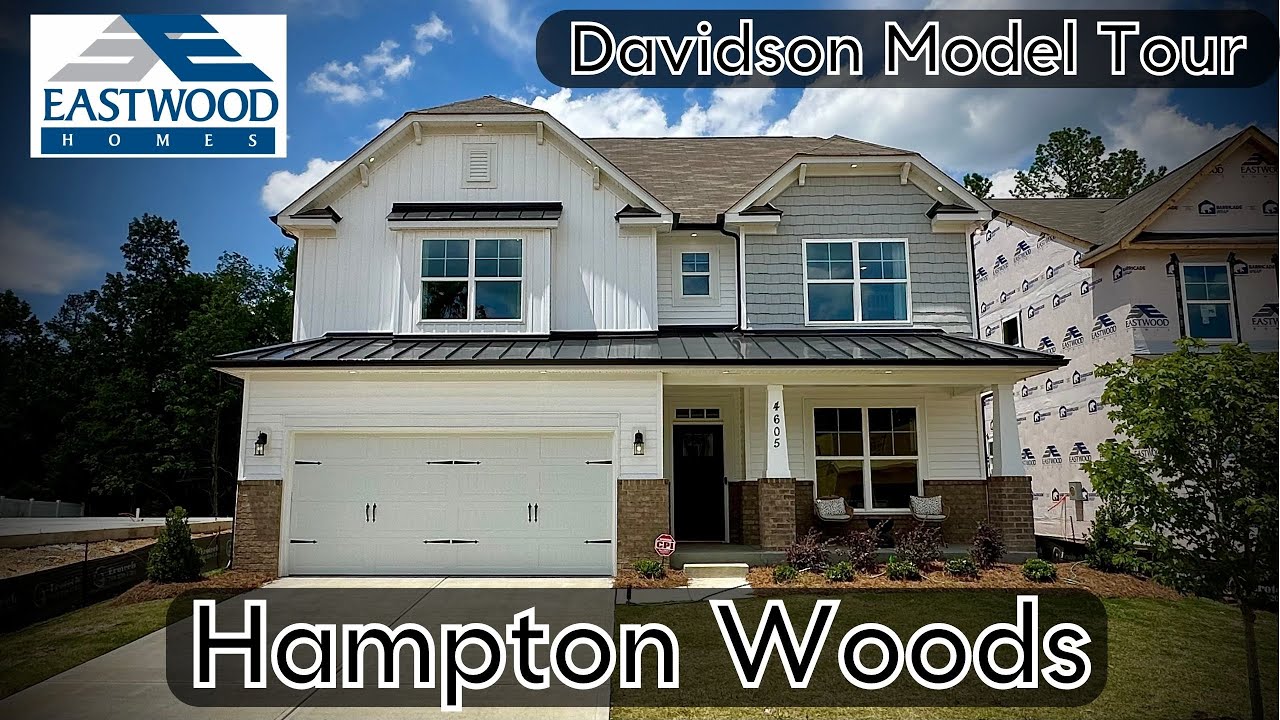 Charlotte, NC | Hampton Woods by Eastwood Homes | Davidson Model Home Tour | New CLT Homes $500k’s
