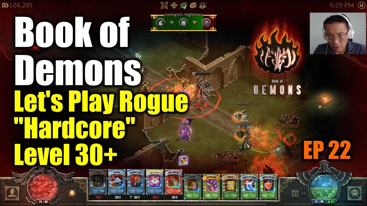 [Book of Demons] Game Intro: Let's Play Rogue (Daredevil / Hardcore) / Level 30+
