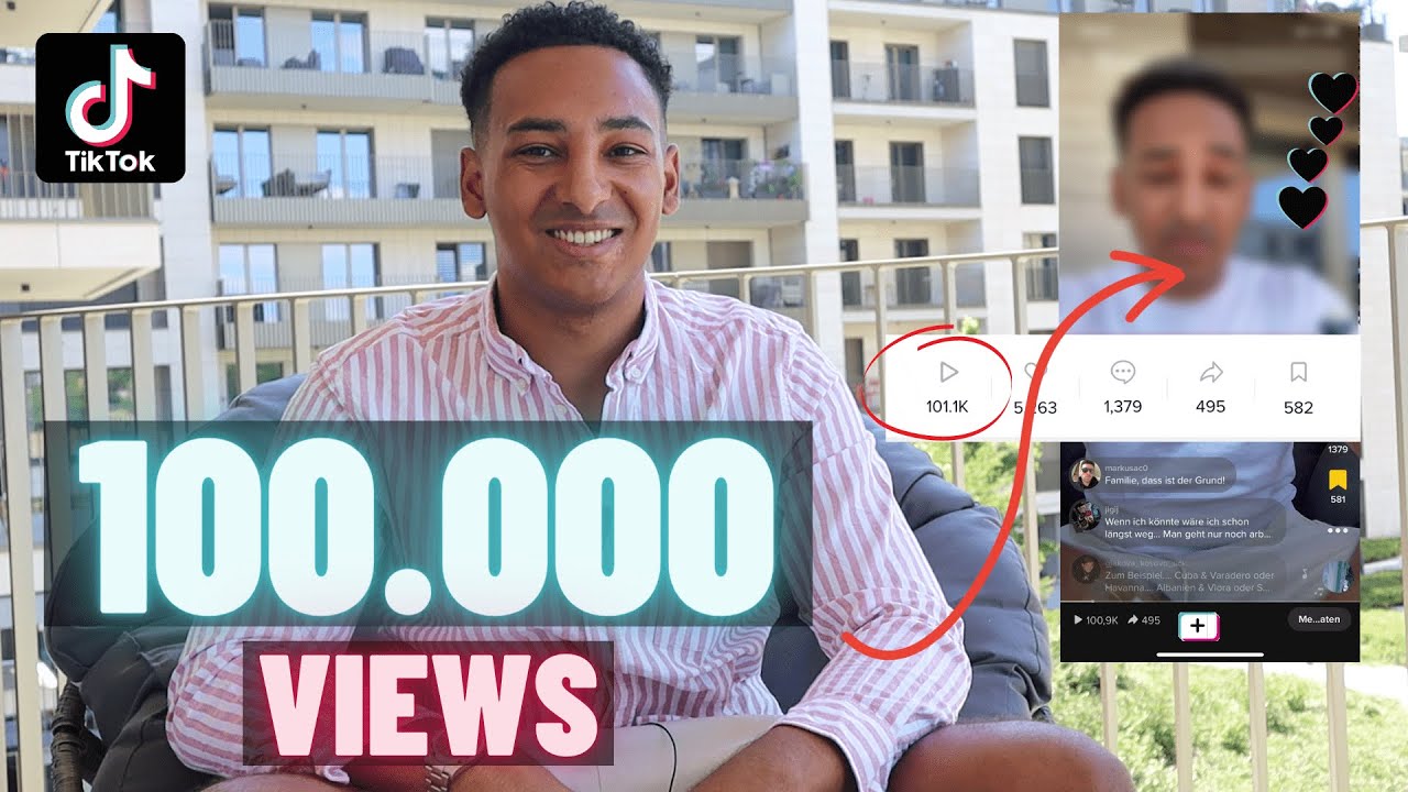 Wie ich auf TikTok Viral gehen und 100.000 Views bekommen konnte...