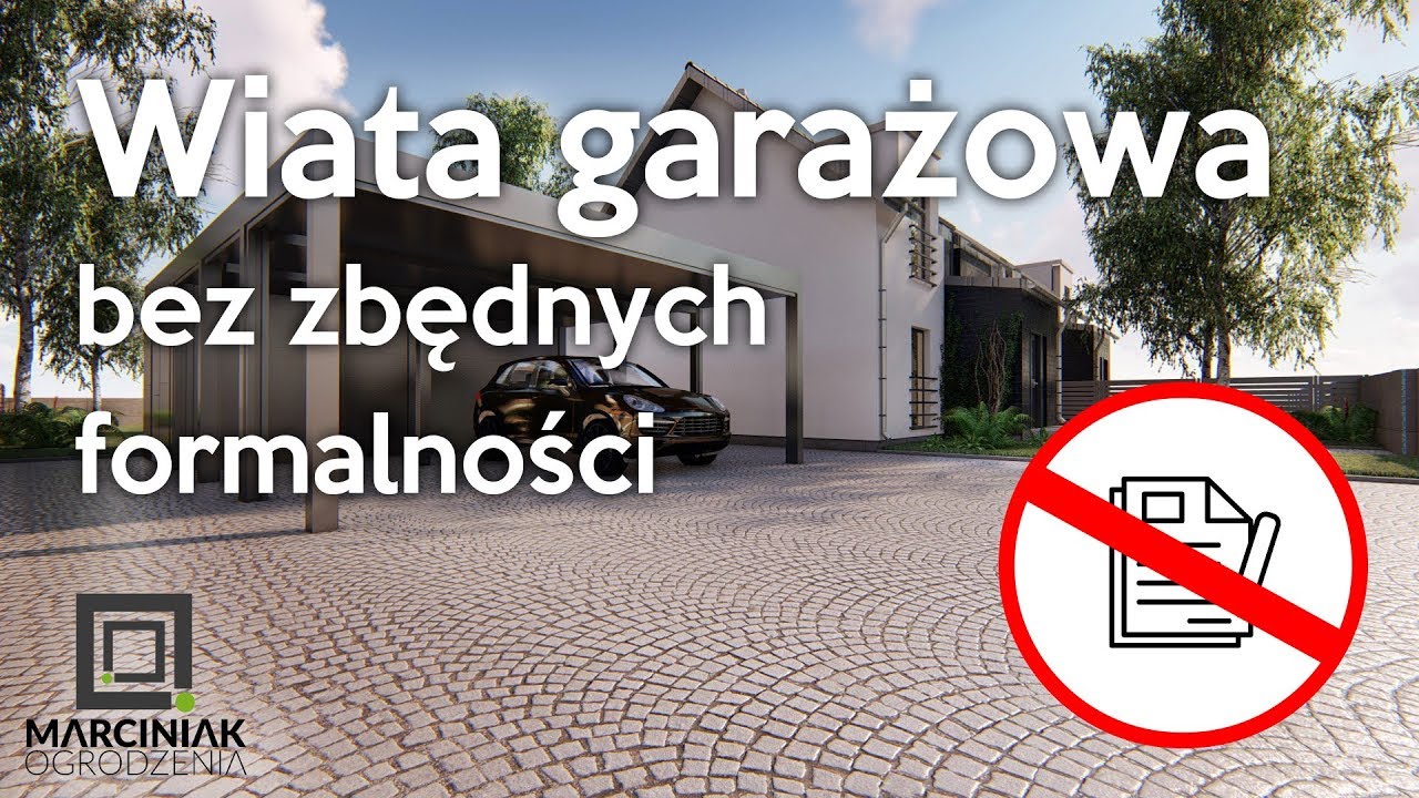 Jak zbudować wiatę garażową, carport bez zbędnych dokumentów
