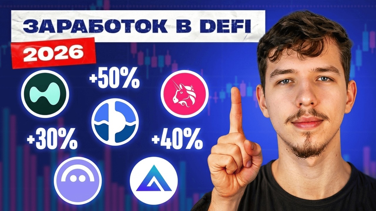 ТОП-5 DeFi инструментов, которые сделают тебя богатым в 2026 | Пассивный доход для каждого!
