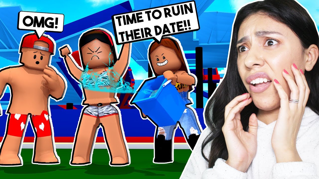 I WENT ON MY FIRST DATE & MY BEST FRIEND GOT JEALOUS SO SHE RUINED THE DATE! - Roblox Roleplay
