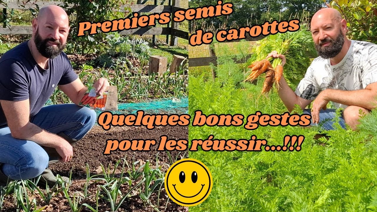 Comment faire son premier semis de CAROTTES..!! 🥕🥕#jardin