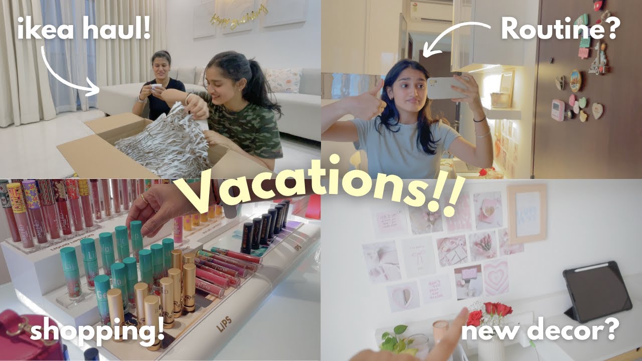 Dher saari shopping and unboxing✨ Life during college holidays!!