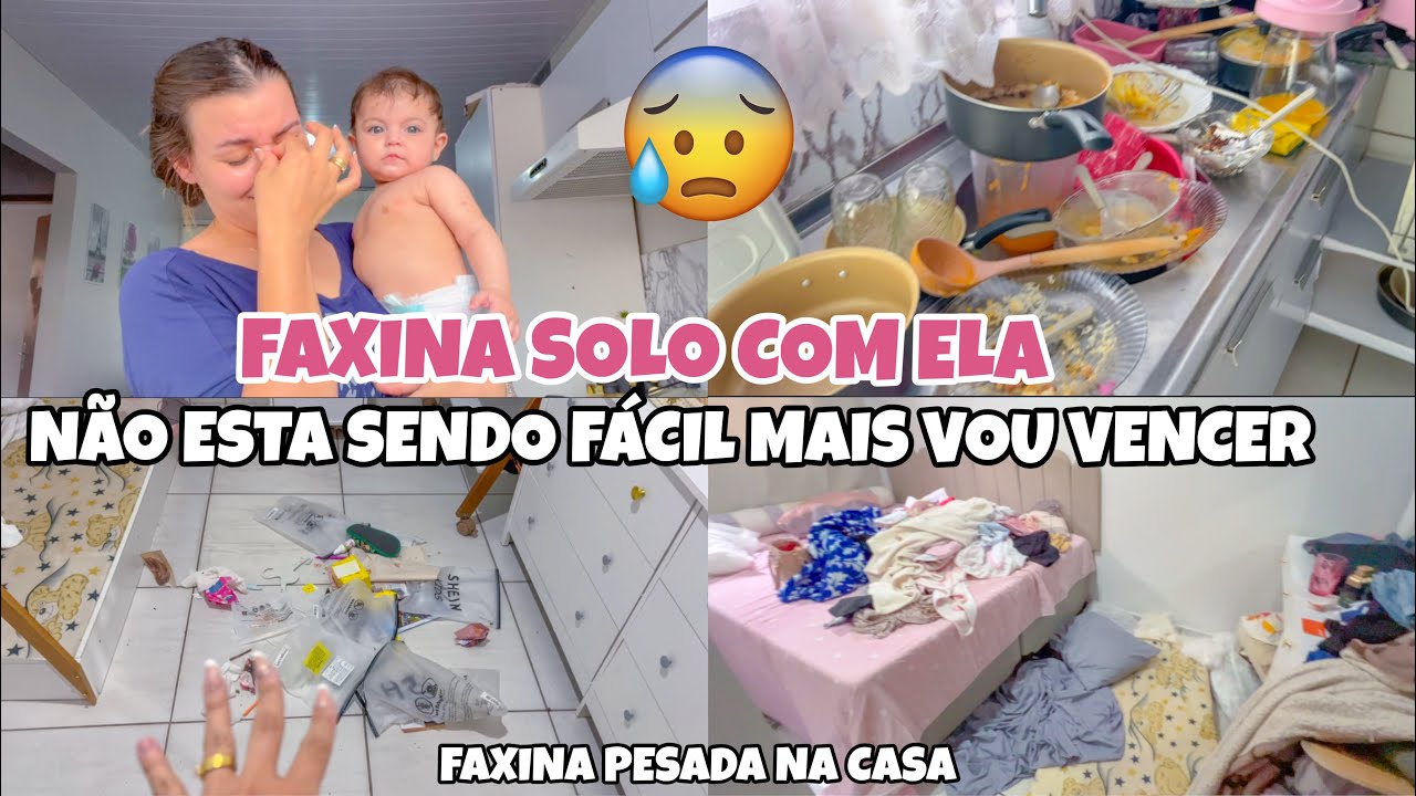 FRUSTRAÇÃO - ACABEI FAZENDO UM DESABAFO + FAXINA PESADA |ARRUMANDO A CASA COM UMA BEBE |Lar da Ana