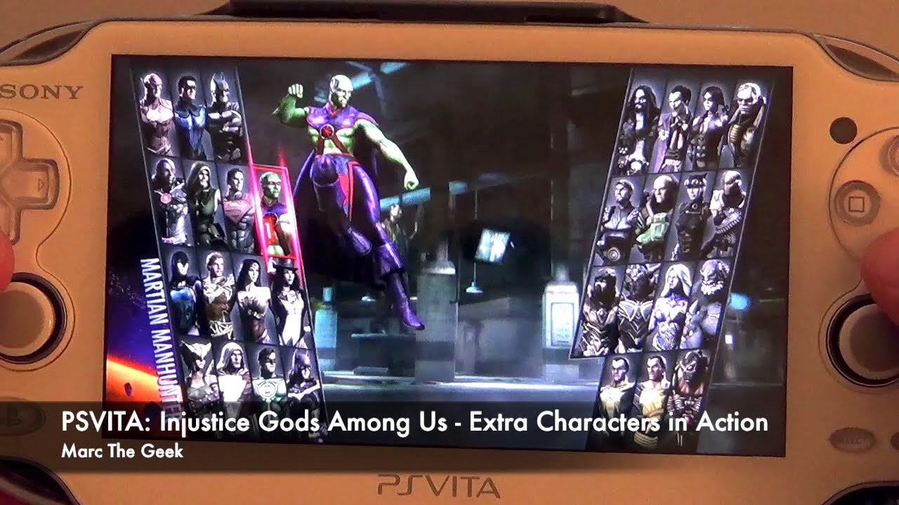 PSVita: Injustice Gods Among Us - Extra Characters in Action