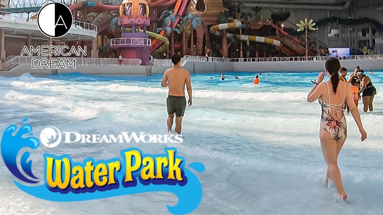 DreamWorks Water Park in American Dream Walkthrough POV Opening Day