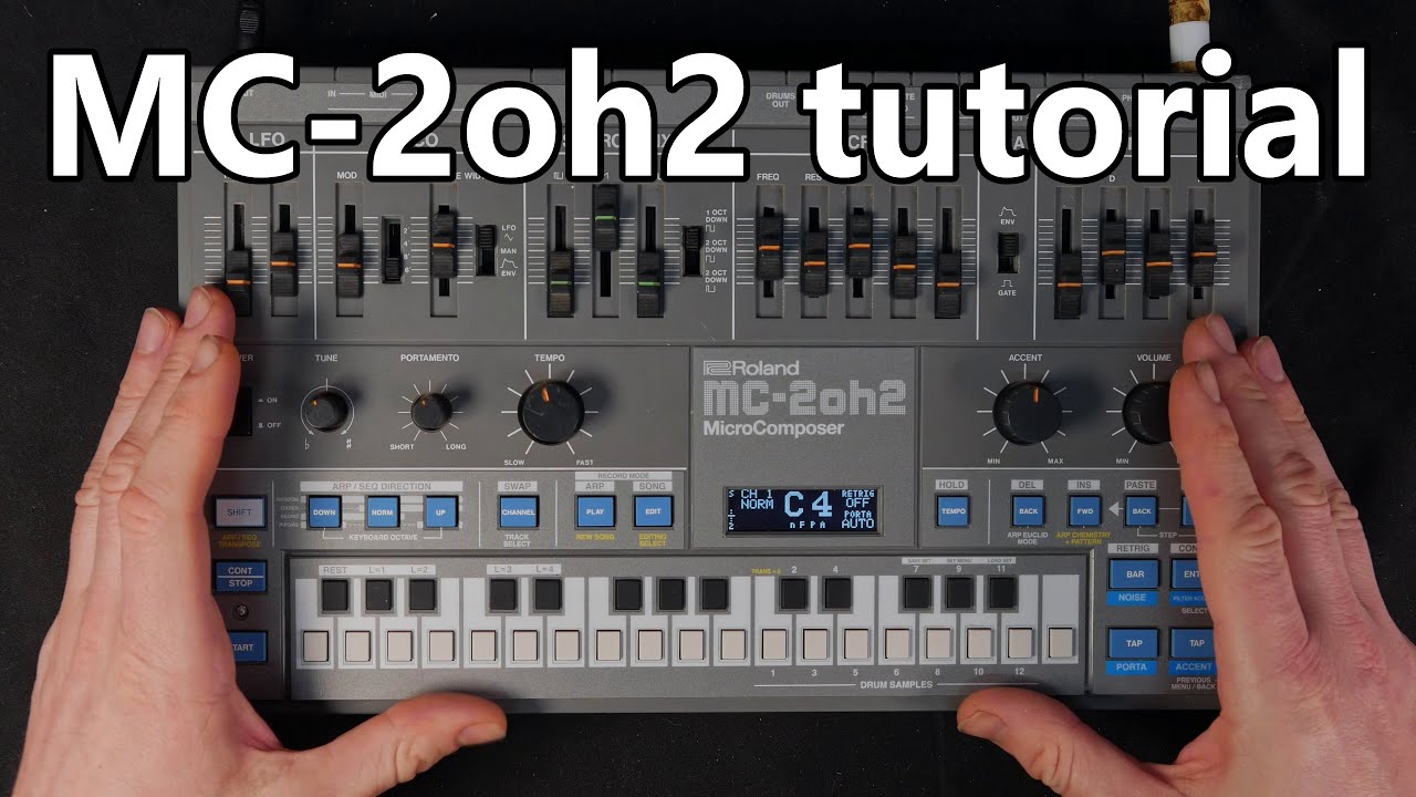 Tubbutec MC-2oh2 tutorial and demo (Roland MC-202 mod)