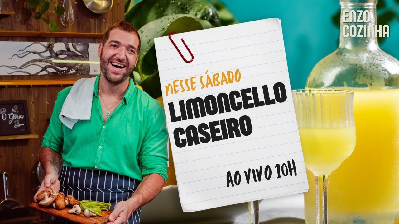 Limoncello Caseiro FÁCIL de Fazer!