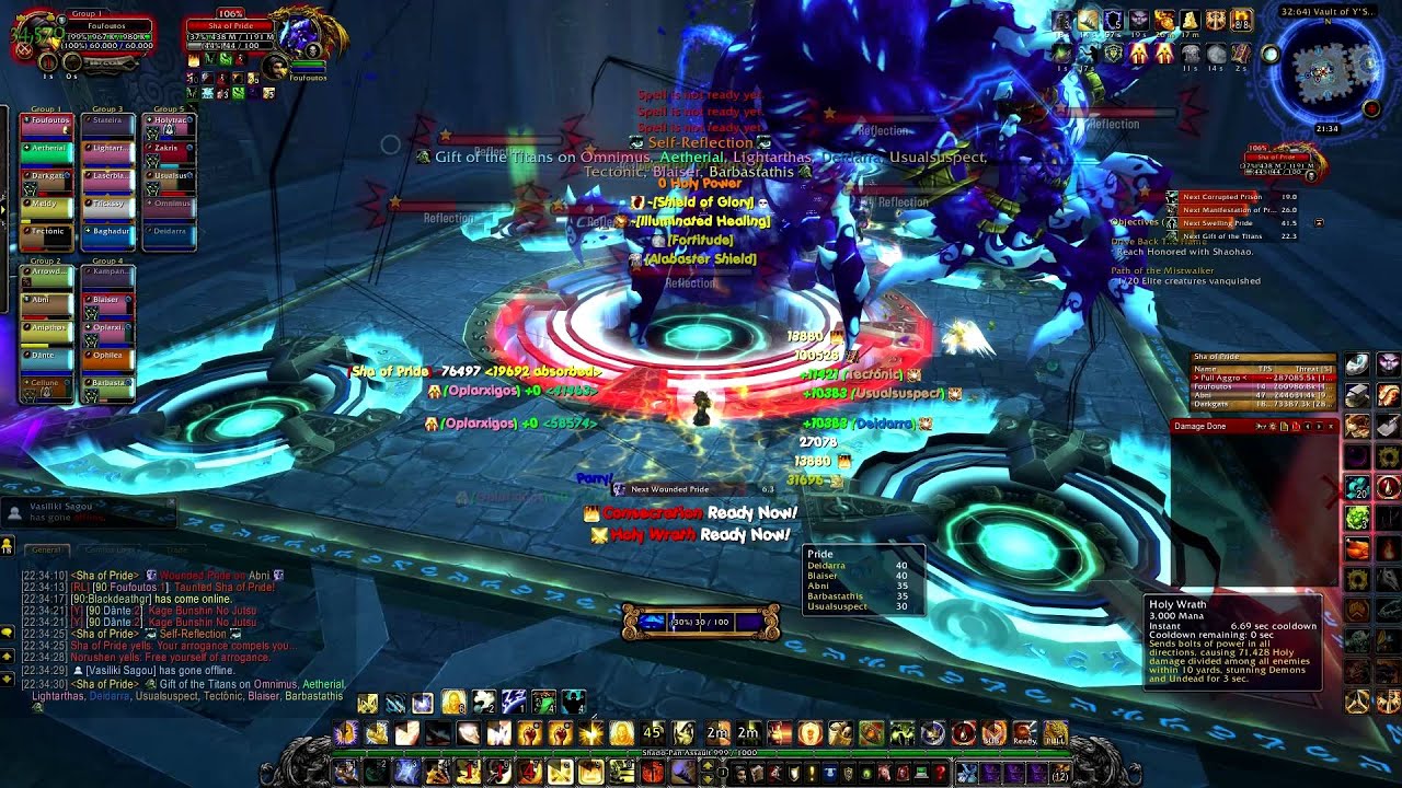 Olympians VS Sha of Pride 25Man - Tank PoV