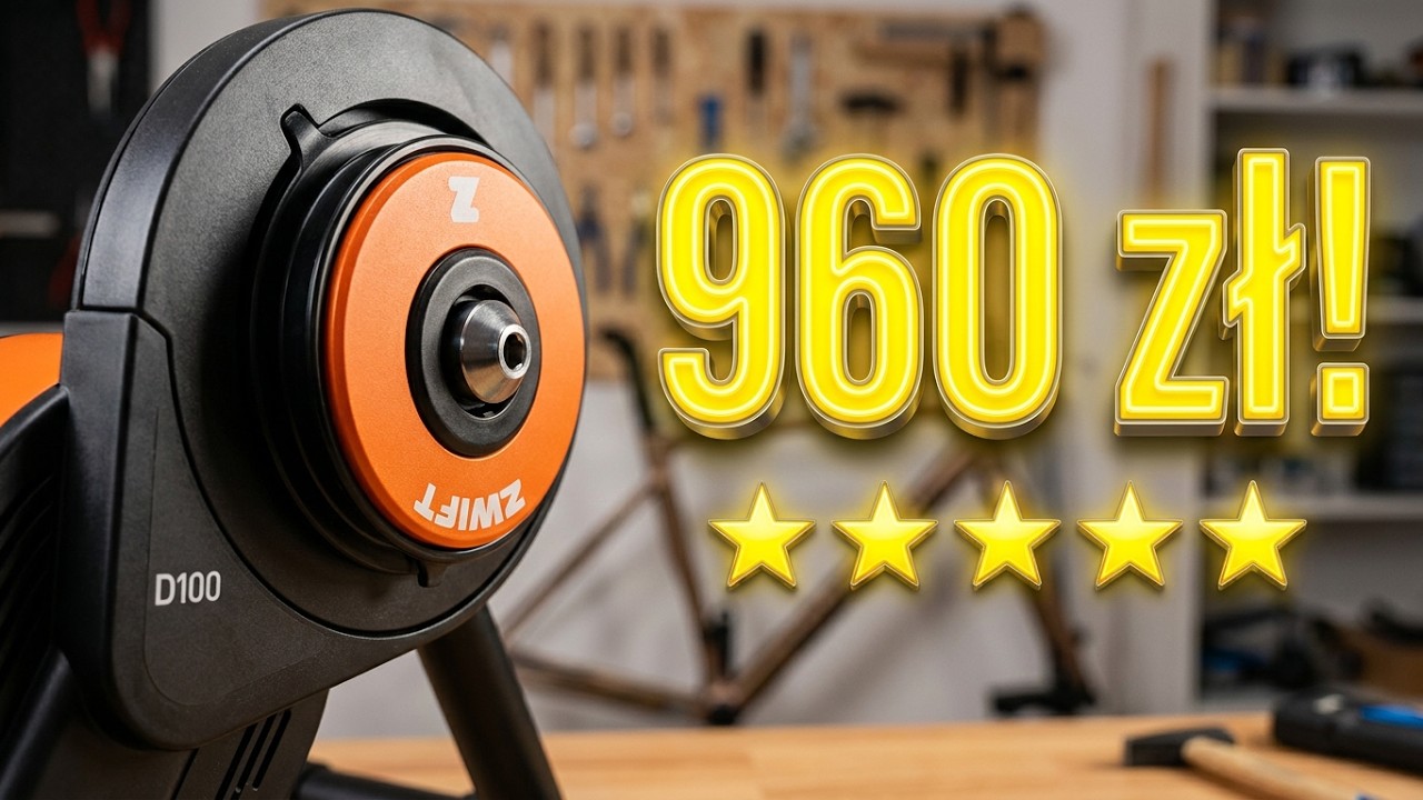 Trenażer Van Rysel D100 ze Zwift Cog and Click - Montaż i PREZENTACJA by VeloCamino #zwift #cycling