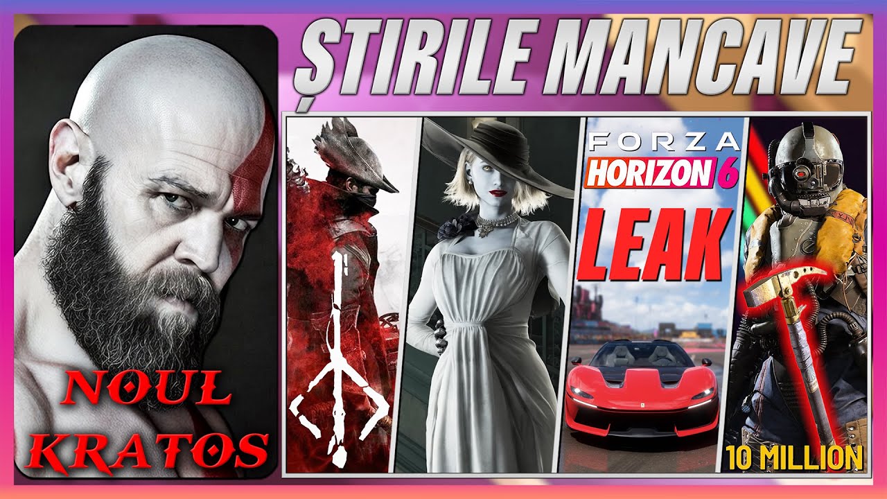 NOUL KRATOS! Forza Horizon 6 LEAK, ARC Raiders FPP? PS Plus Extra, Phantom Blade Zero, Bloodborne