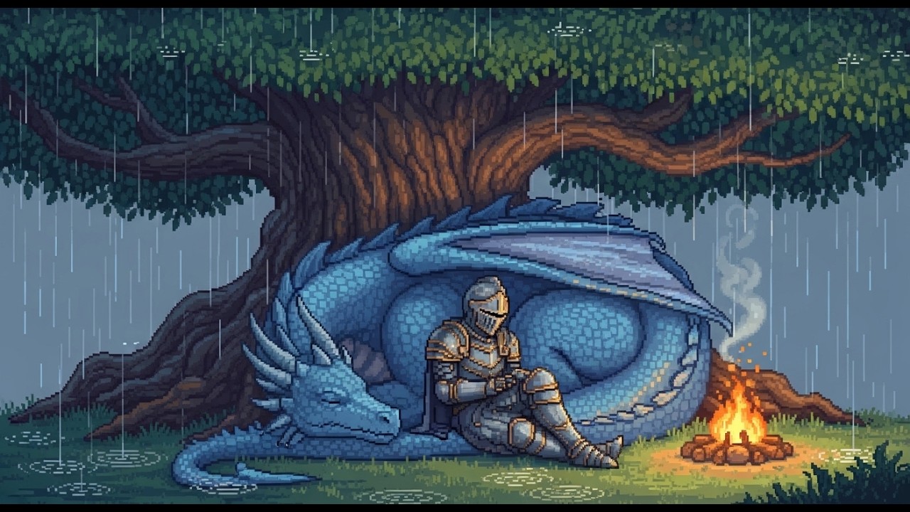 You can rest now 🐉 The Dragon will protect us... (5 Hours Medieval Fantasy Ambience)