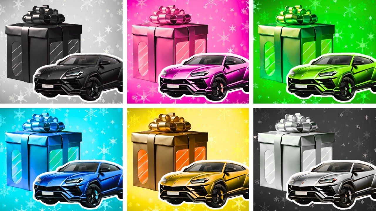 اختر هدية واحدة من 6 🎁🌈🤩😨 || تحدي 6 صناديق الهدايا! || اختر هديتك