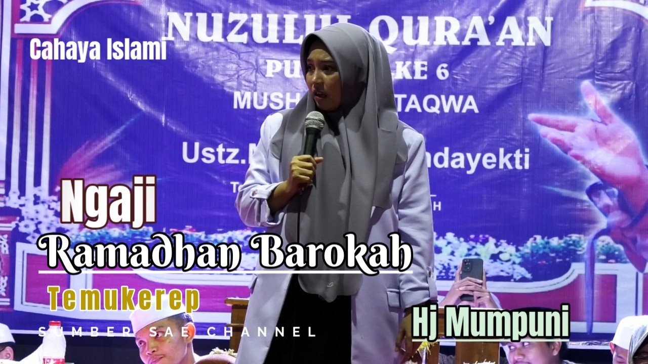 NGAJIBA'DA TARAWEH KE 26 BUAPAS RAMADHAN 4 HARI AHIR | BERSAMA HJ MUMPUNI HANDAYAYEKTI TEMUKEREP
