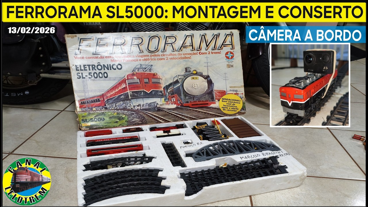 1104 - FERRORAMA ESTRELA SL 5000: MONTAGEM E CONSERTO - ANOS 90 - CANAL LELOTREM