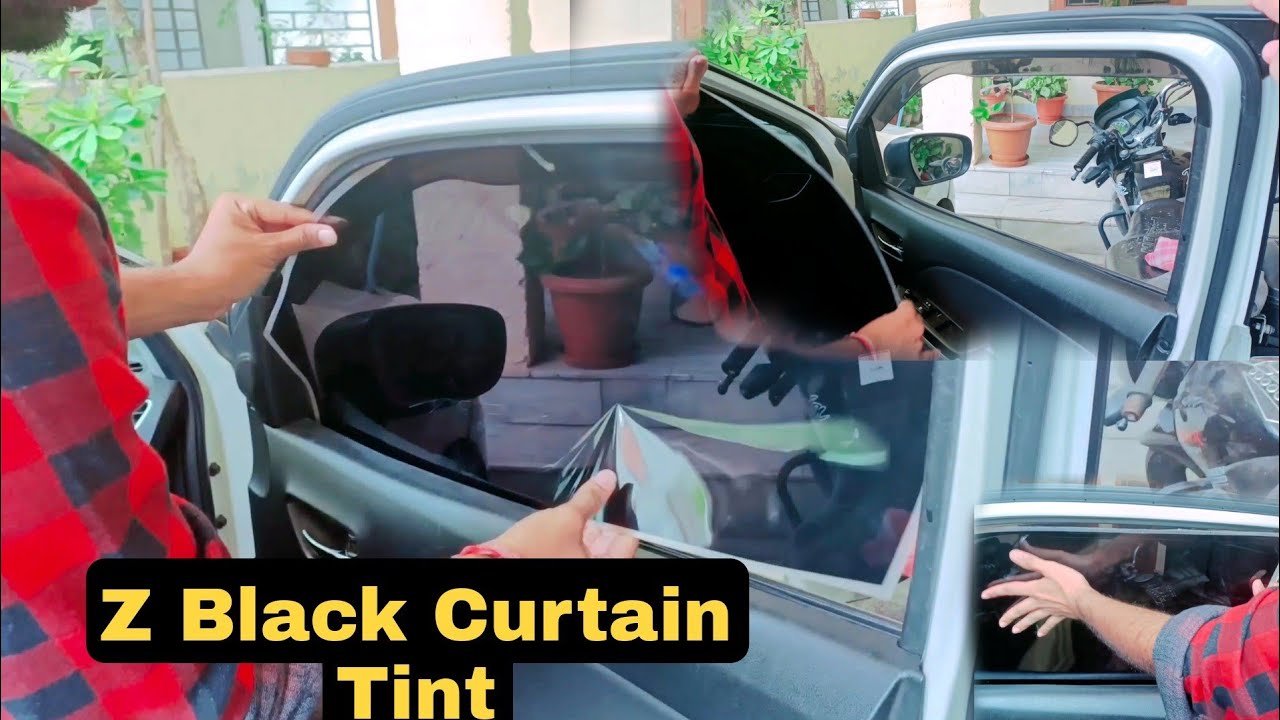 How To Remove Z Black Curtain Tint | Xray car Curtain | illegal | Not Recommend 🙏