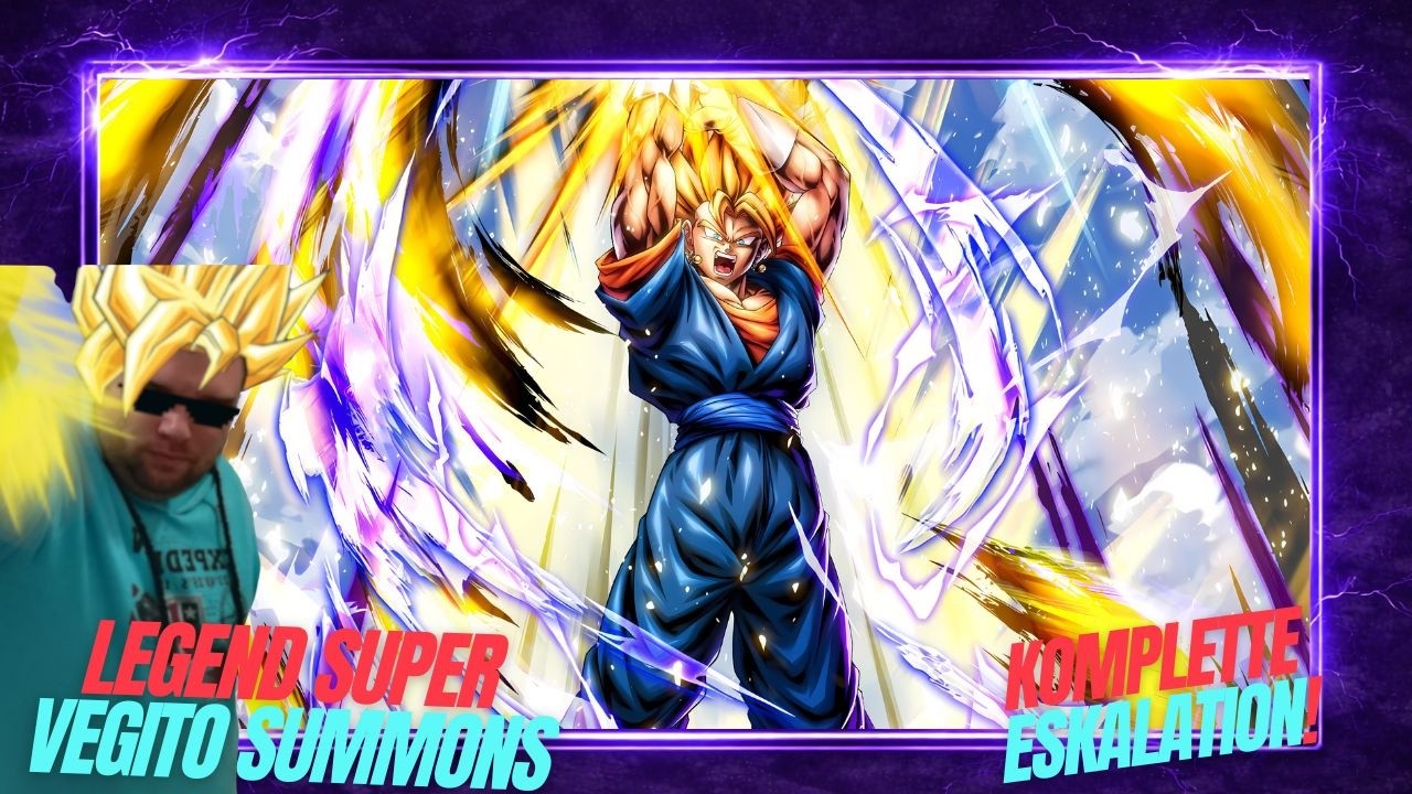 (LR) LEGEND VEGITO SUMMONS in Dragonball Legends / TOTALE ESKALATION nach 32 Stunden warten...