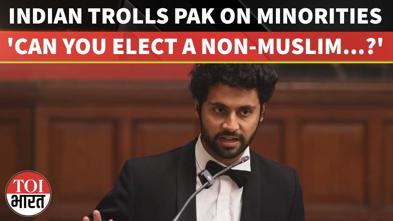 Indian Minorities Live Better Than In Pakistan: Indian Student Devarchan Banerjee at Oxford Debate
