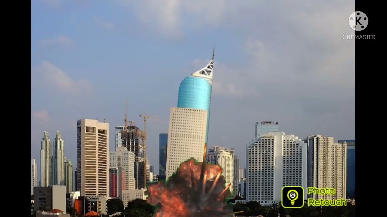 Wisma BNI 46 collapses