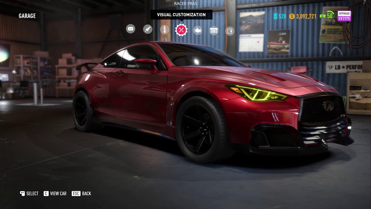 Infinity Q60 S Offroad Spec Customization - NFS Payback