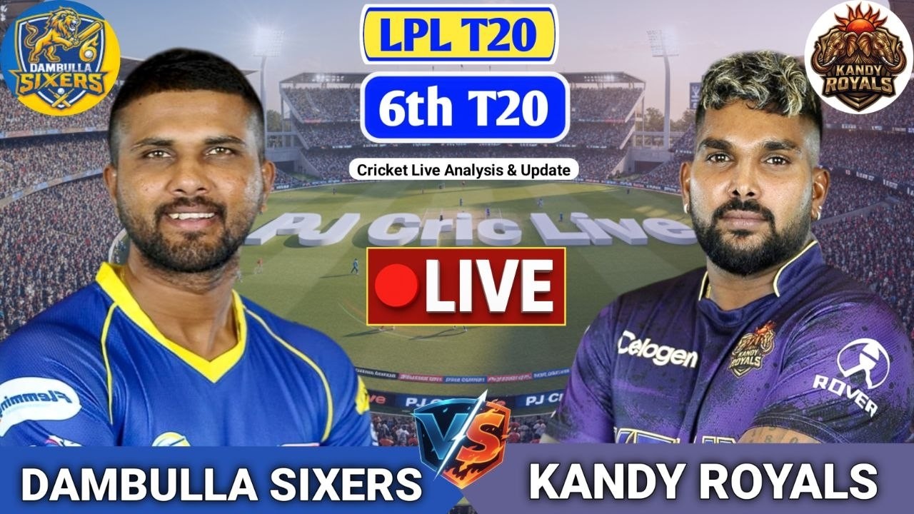 Dambulla Sixers Vs Kandy Royals T20 Match | Live Score Analysis & Discussion | LPL T20 2026