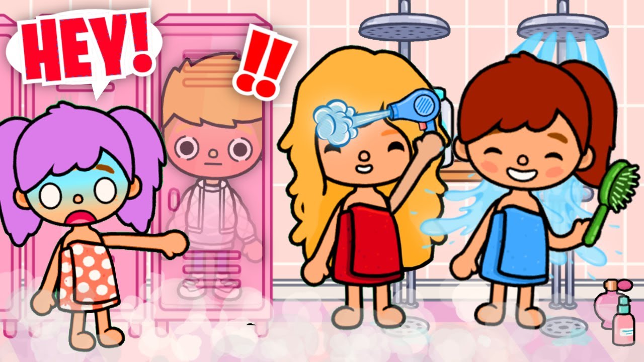 In der MÄDCHENKABINE ERWISCHT in TOCA BOCA? 😨 (Toca Life World | Story)