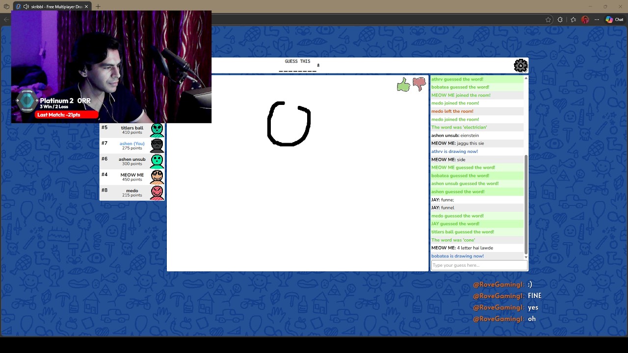 🔴PLAYING SCRIBBL COME JOIN #ashenlive