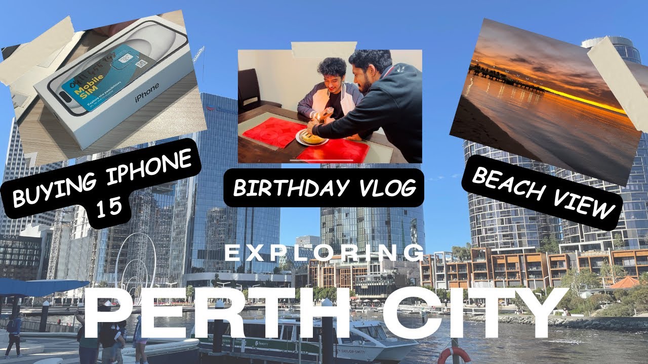 BUYING IPHONE IN AUSTRALIA 🇦🇺 AS AN INTERNATIONAL STUDENT | EXPLORING PERTH CITY | BIRTHDAY VLOG |