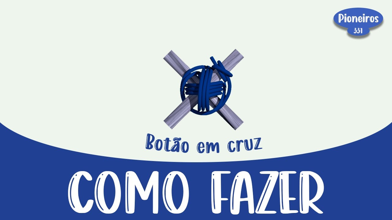 COMO FAZER O BOTÃO EM CRUZ