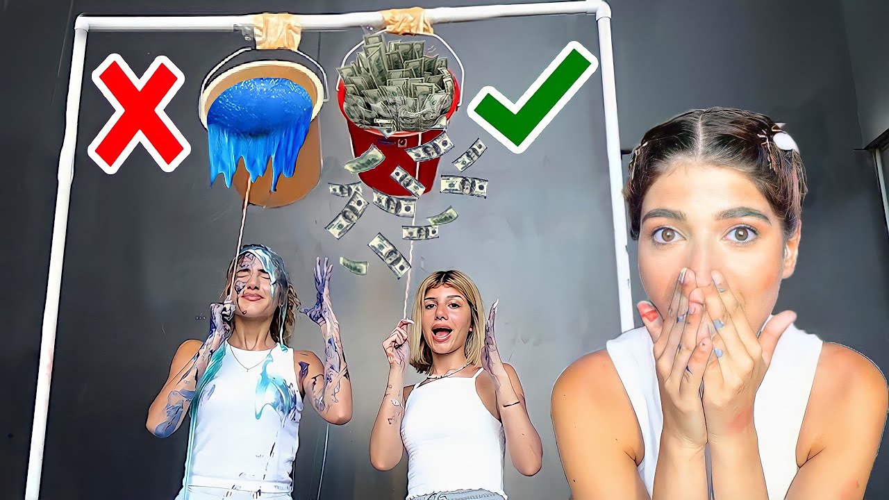 تحدي لا تختار السطل الغلط | نهاية مؤلمة 😱👊