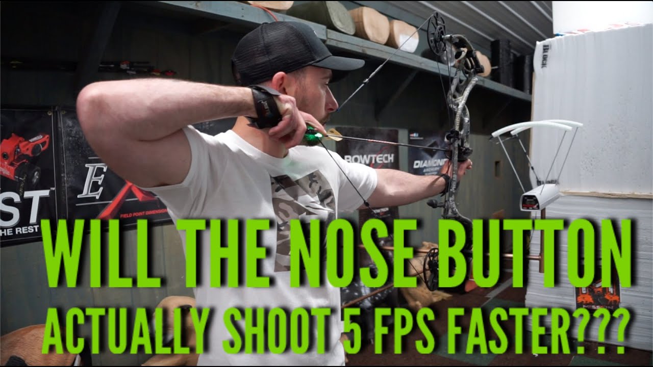 Will The Bowmar Archery Nose Button Actually Shoot 5 FPS Faster!? | Bowmar Archery |
