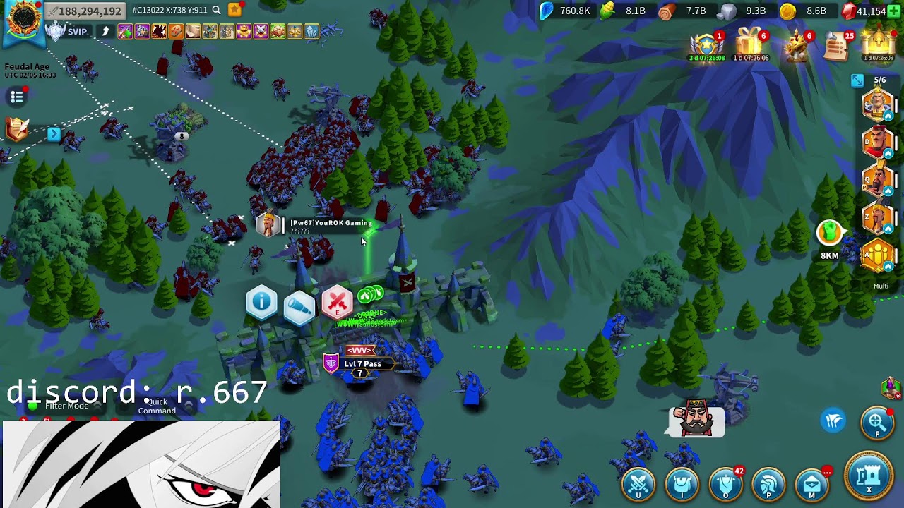 190M I I 2267 vs 2978 I Pass 7 Day 2 I Rise of Kingdoms