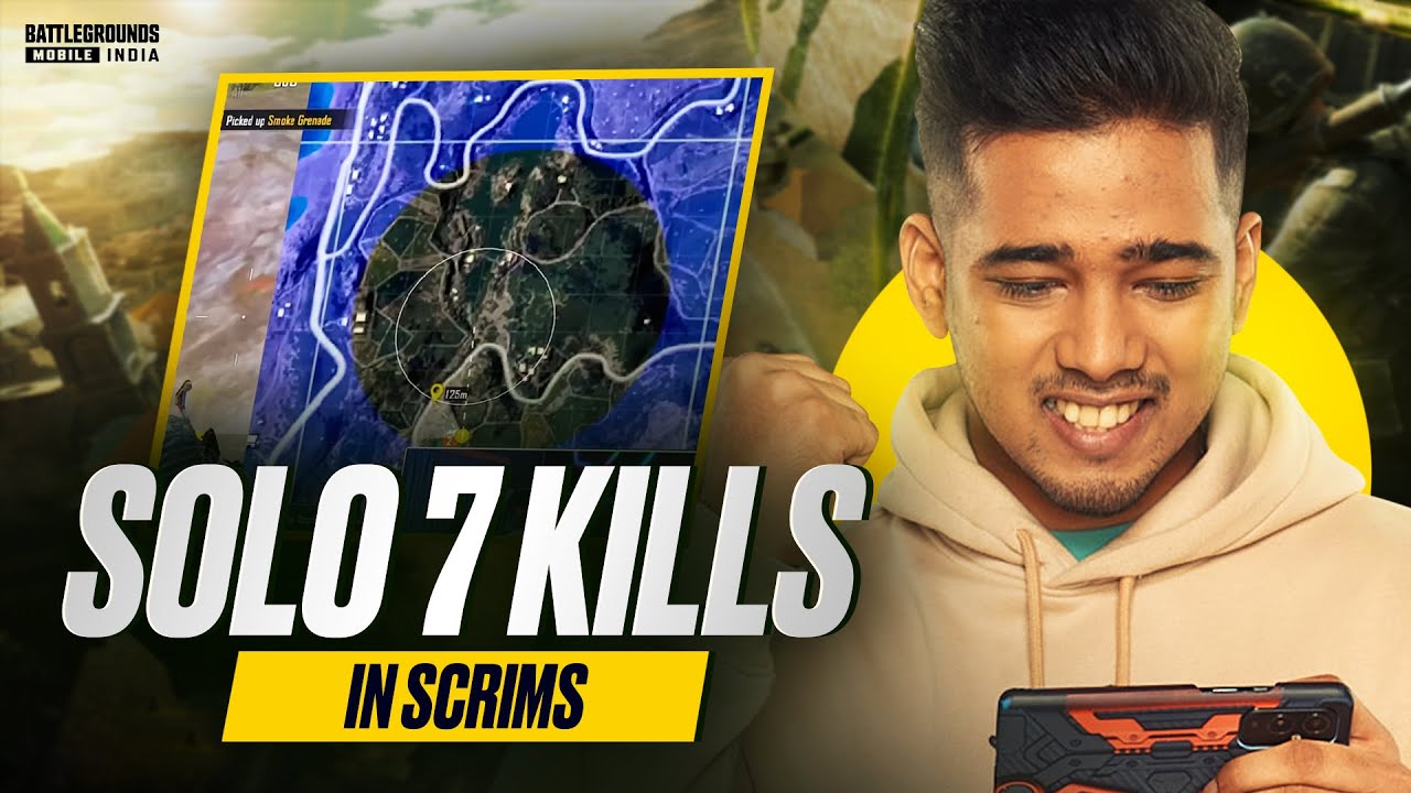 Solo 7 Finishes In Scrims | Quick 1v2 🥵