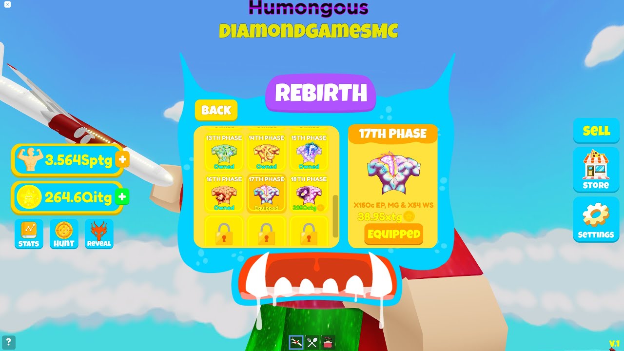 I got phase 17 in super eater simulator!!!!
