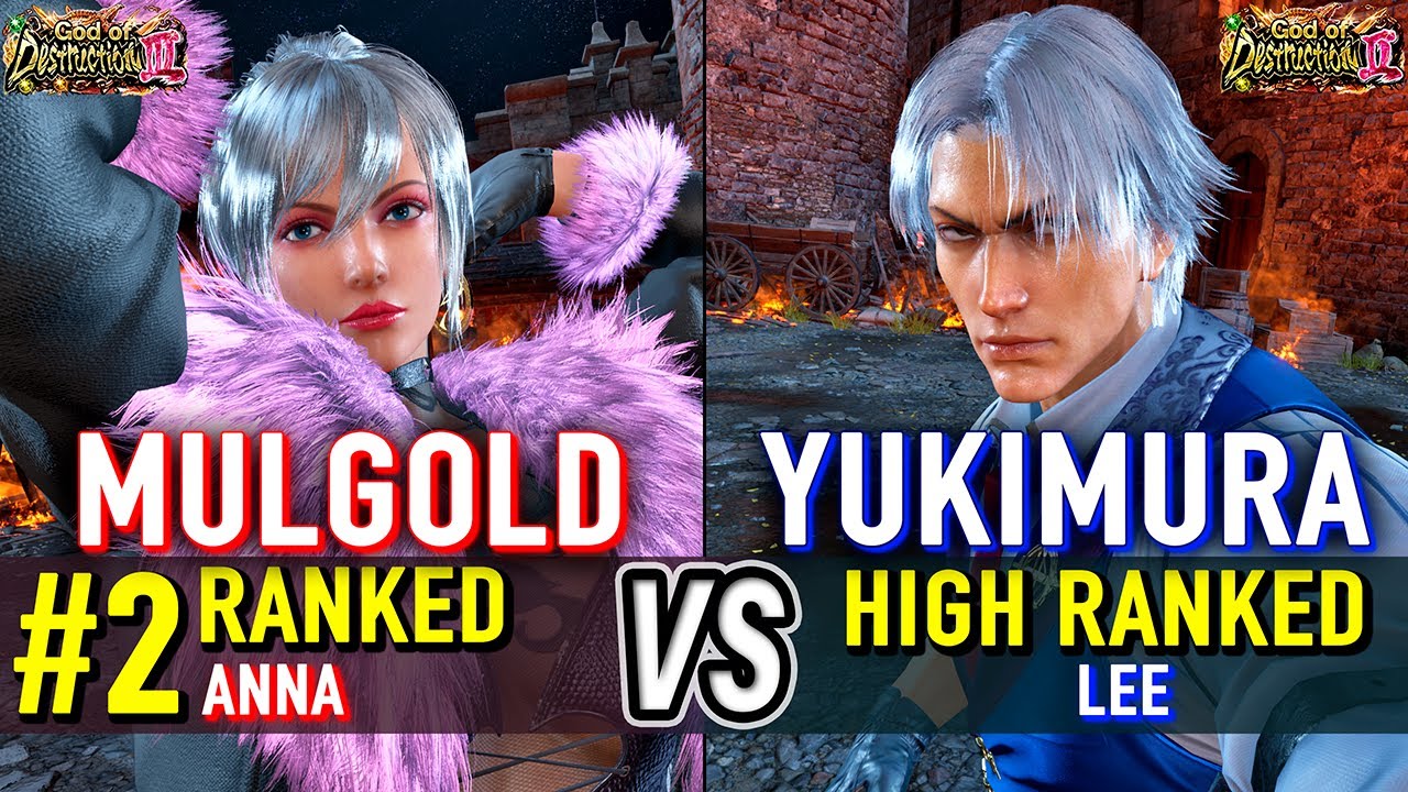 T8 🔥 MULGOLD (#2 Ranked Anna) vs YUKIMURA (Lee) 🔥 Tekken 8 High Level Gameplay