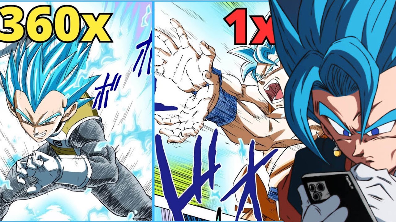 Reacción: Vegeta es 360 VECES MÁS FUERTE que Goku (NO ES BROMA)
