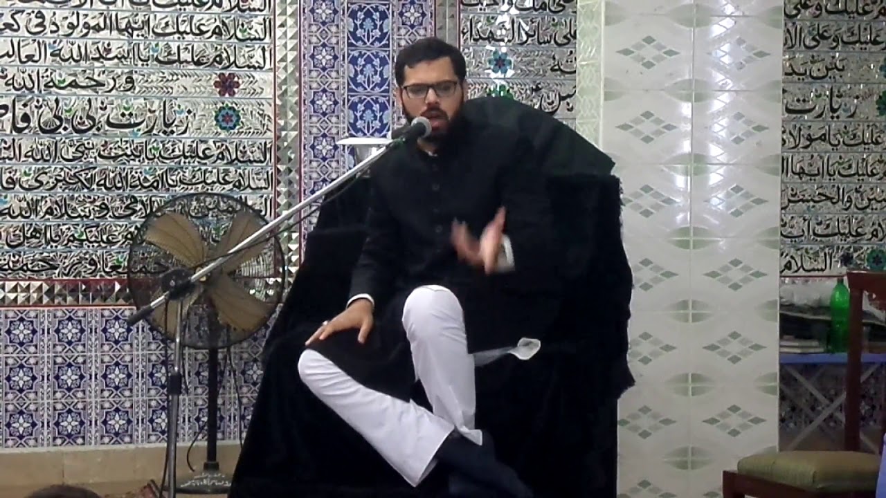 Molana Mubashir Ali Zaidi  (KHAMSA MAJALIS # 1), IMAMBARGHA BAB UL NAJAF.