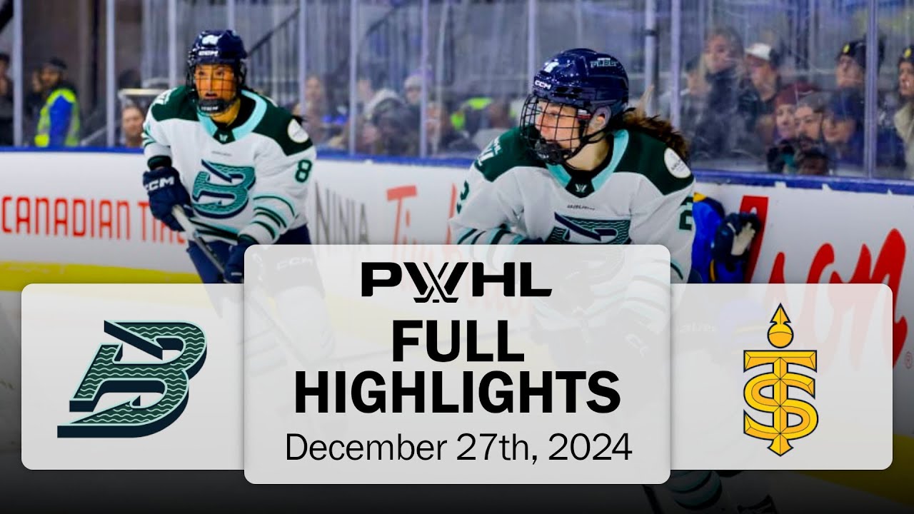 PWHL Highlights | Boston Fleet vs. Toronto Sceptres - December 27, 2024