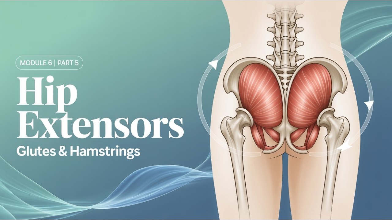 Module 6 — Part 5: Anatomy of the Hip | Hip Extensors, Glutes & Hamstrings Function