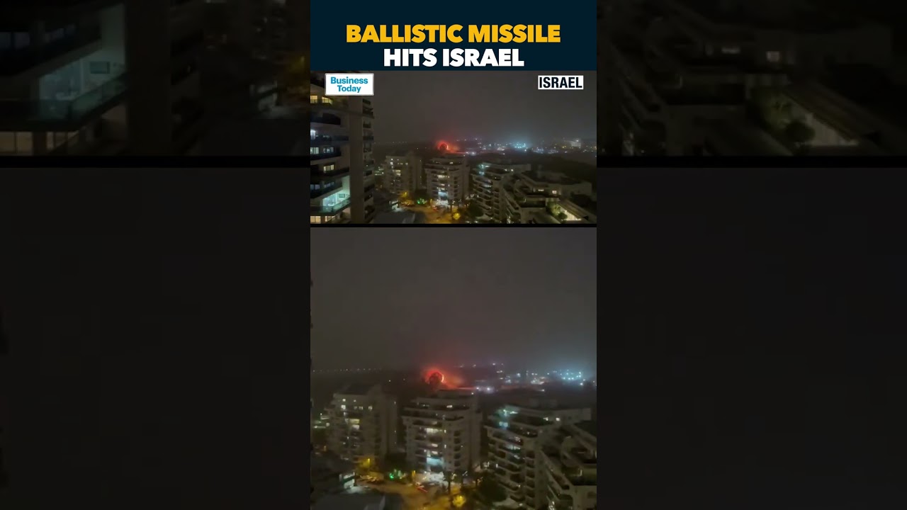 Iran Missile Hits Petah Tikva In Israel | Shocking Strike Caught On Camera