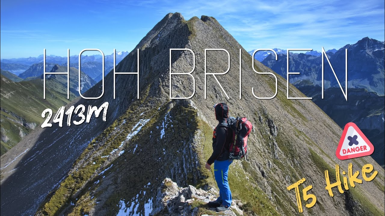 Brisen 2403m → Hoh Brisen 2413m | Exposed T5 Ridge Traverse in Nidwalden, Switzerland