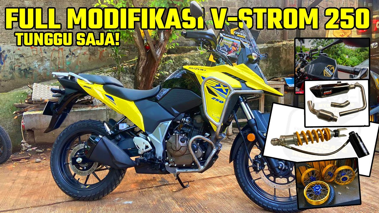 RENCANA FULL MODIFIKASI SUZUKI V STROM 250  |  V STROM 250 SX REAL ADVENTURE PERTAMA DI INDONESIA ?