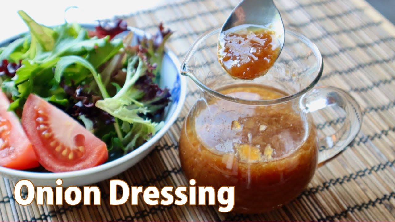 Onion Dressing Recipe - Japanese Cooking 101