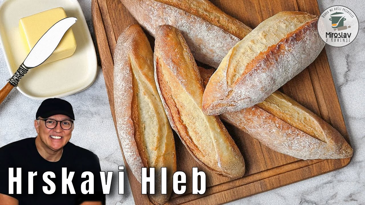Najlakši Hrskavi Hleb! Savršen i Jeftin Recept 🥖✨