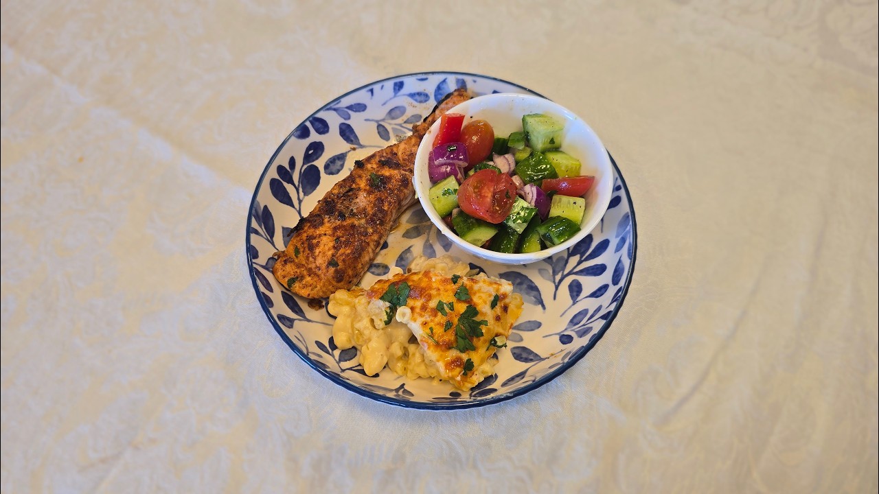 Mac n' Cheese with Salmon oon the side- Weekend Special!