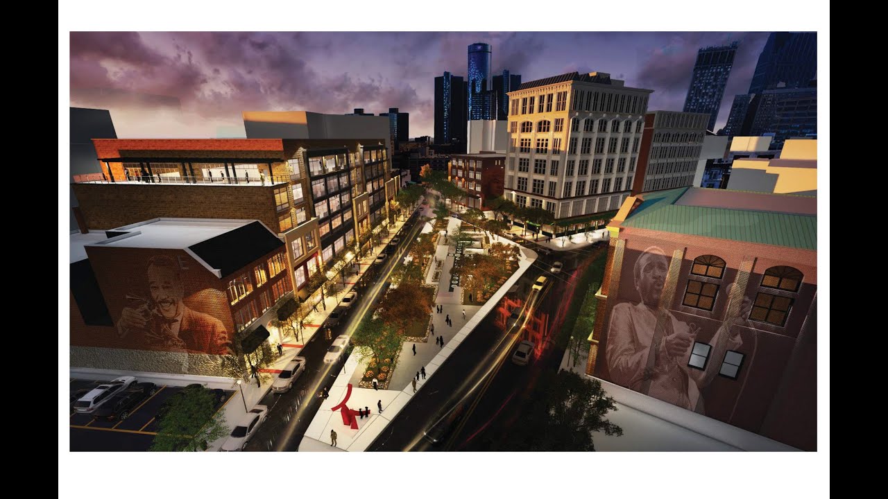 Paradise Valley Cultural And Entertainment District | New Downtown Detroit Black Community