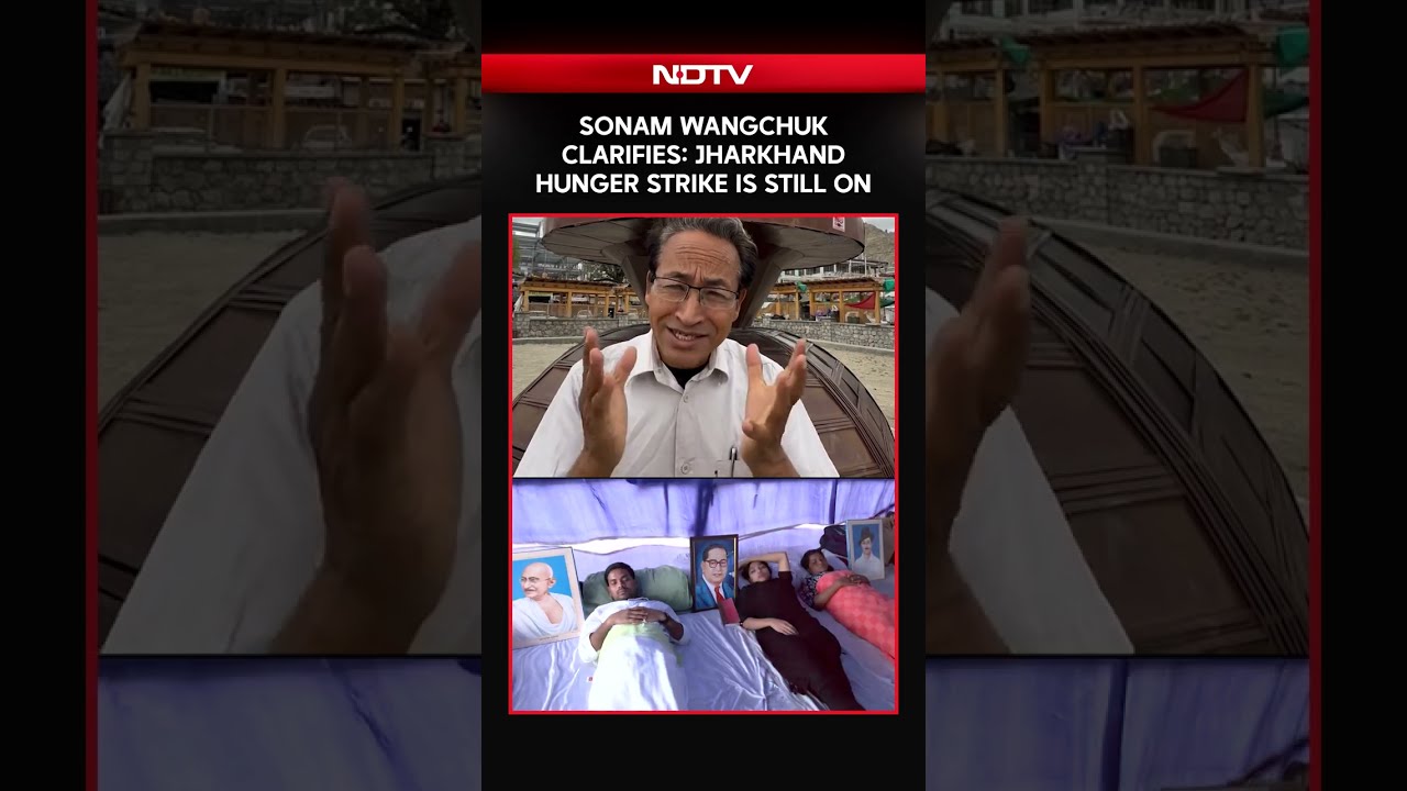 Sonam Wangchuk Refutes Reports Of Jharkhand Fast Being Called Off